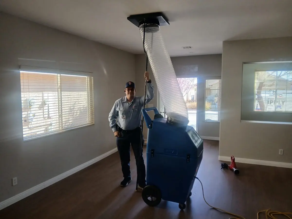 Professional Dryer Vent Cleaning work inside a Broadalbin home
